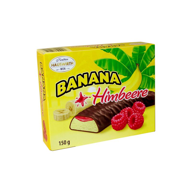 Banane Plus Himbeere